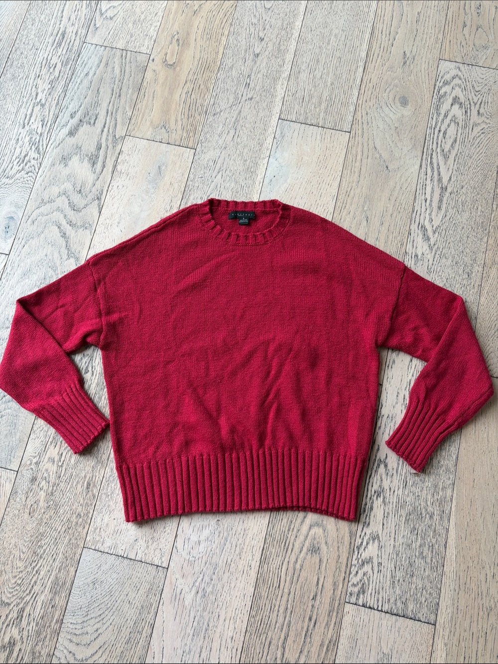 Sanctuary Red Crewneck Sweater